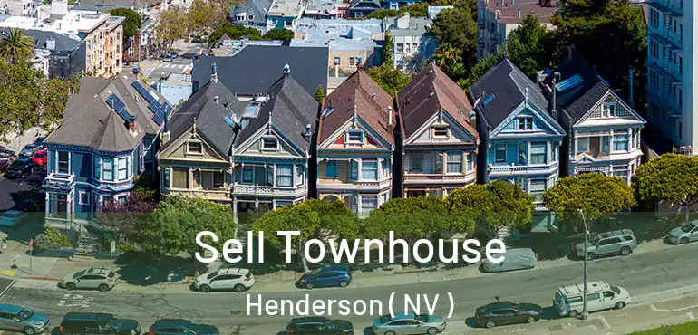  Sell Townhouse Henderson ( NV )
